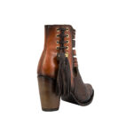 Botines Mujer En Piel Autentica Cuadra Piton 3F29PH - Imagen 9