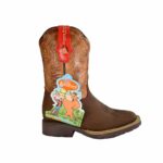 Botas Ni?o Vaqueras En Piel Autentica Nokota Roper Woody H20