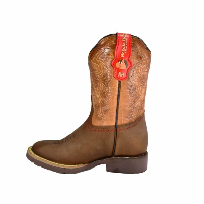 Botas Ni?o Vaqueras En Piel Autentica Nokota Roper Woody H20 - Imagen 4