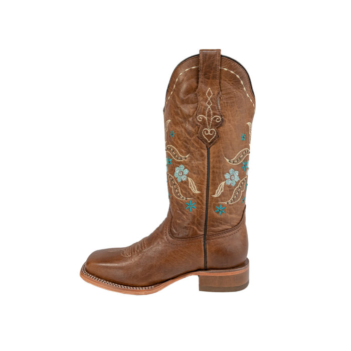 Botas Mujer Vaqueras En Piel Autentica Nokota Candida - Imagen 3