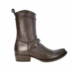 Botas Hombre Vaqueras En Piel Autentica African Corrugado