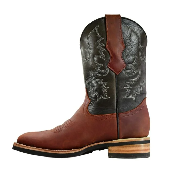 Botas Hombre Vaqueras En Piel Autentica African Mc-222 - Imagen 9