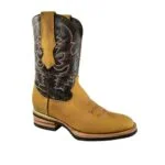 Botas Hombre Vaqueras En Piel Autentica African Mc-222 - Imagen 2