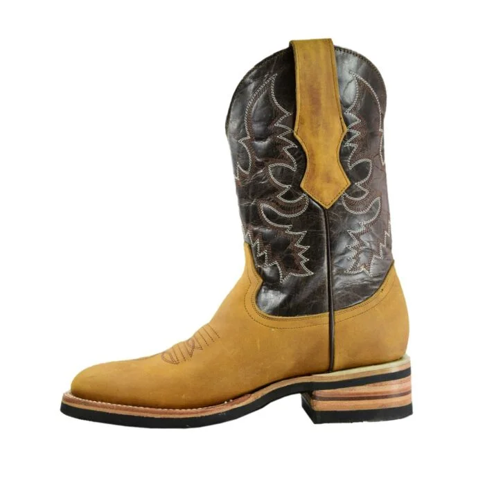 Botas Hombre Vaqueras En Piel Autentica African Mc-222 - Imagen 4
