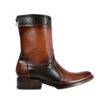 Botines Hombre Vaqueras En Piel Autentica African Mc-162