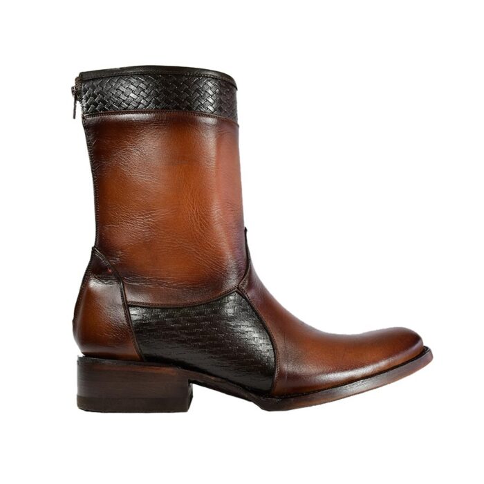 Botines Hombre Vaqueras En Piel Autentica African Mc-162 - Imagen 1