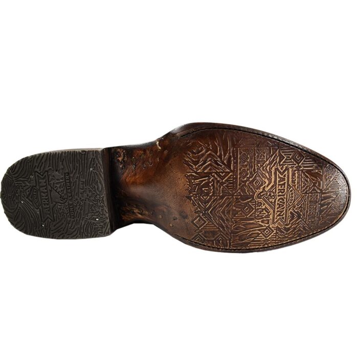 Botines Hombre Vaqueras En Piel Autentica African Mc-162 - Imagen 3