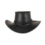 Sombrero Hombre En Piel Autentica Canyon Trenza - Imagen 4