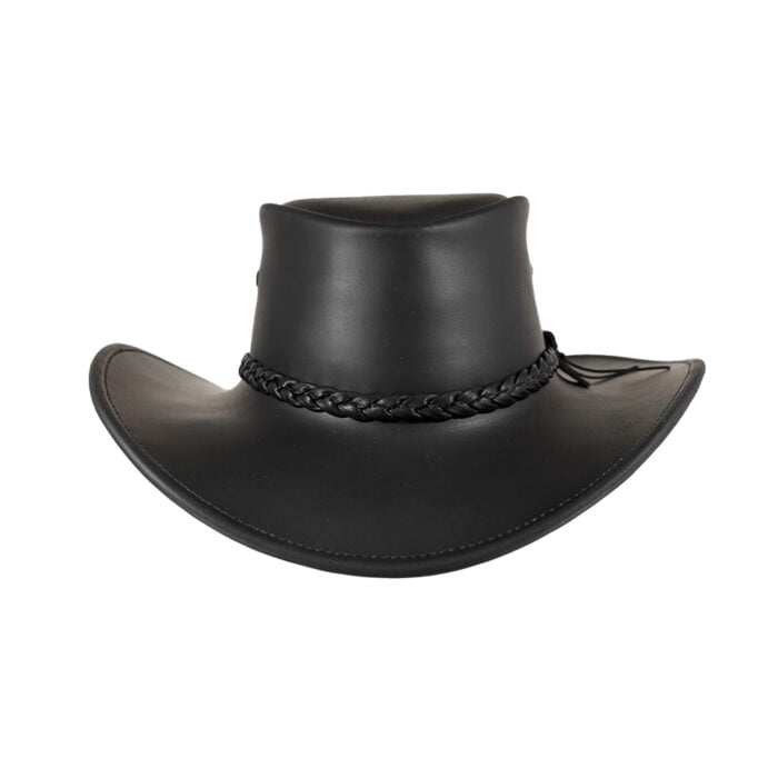 Sombrero Hombre En Piel Autentica Canyon Trenza - Imagen 4
