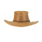 Sombrero Hombre En Piel Autentica Canyon Trenza - Imagen 9