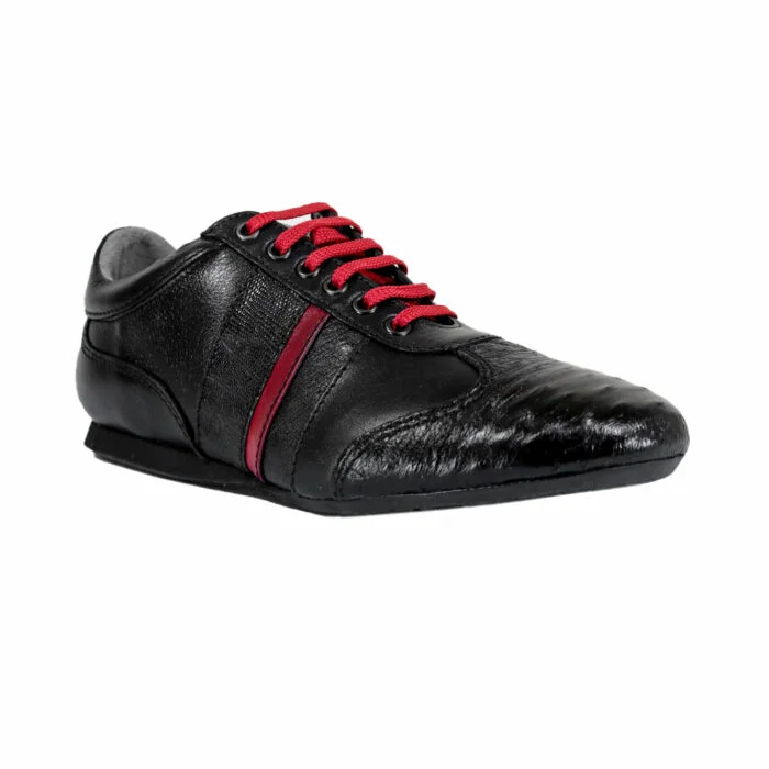 Sneakers Hombre En Piel Autentica Cuadra 20Kpalt - Imagen 2