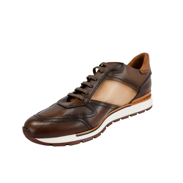 Sneakers Hombre En Piel Autentica Cuadra 125Tvtv - Imagen 9