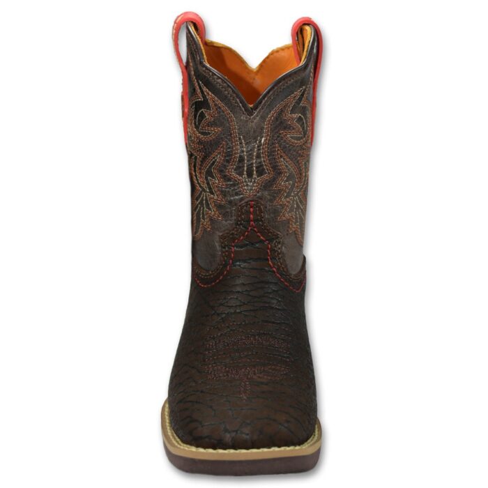 9000331 (3) Botas Ni?o Vaqueras En Piel De Cuello De Toro Nokota W011522 - Imagen 3