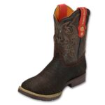 Botas Ni?o Vaqueras En Piel De Cuello De Toro Nokota W011522 - Imagen 4