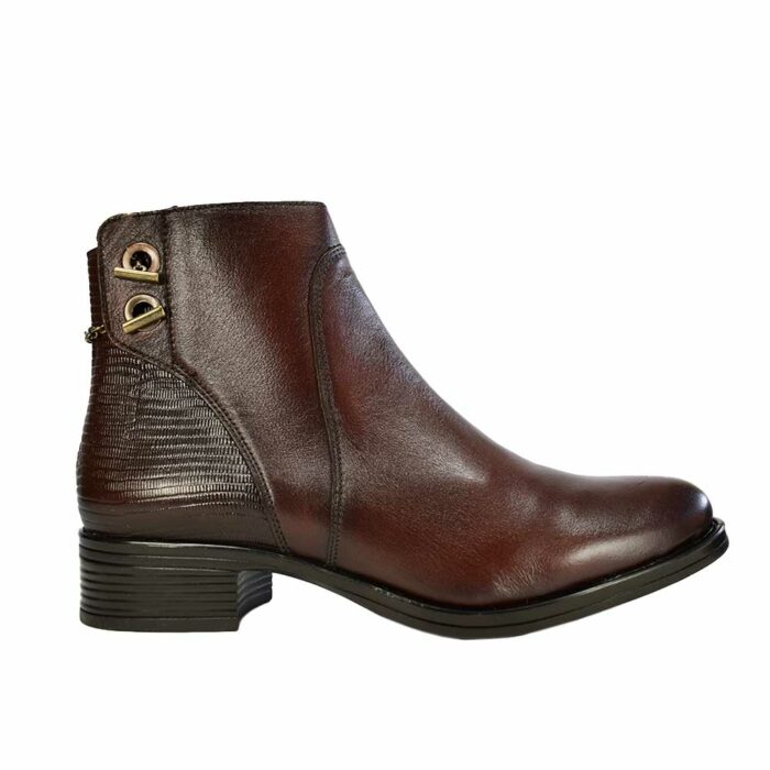 Botines Mujer En Piel Autentica Lyard Lima - Imagen 1