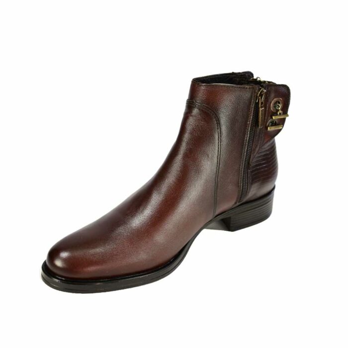 Botines Mujer En Piel Autentica Lyard Lima - Imagen 5