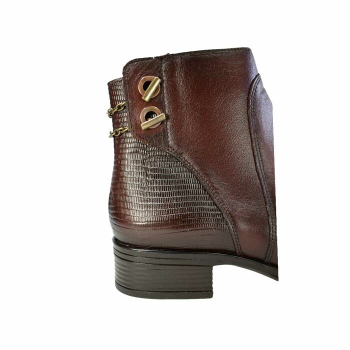 Botines Mujer En Piel Autentica Lyard Lima - Imagen 9