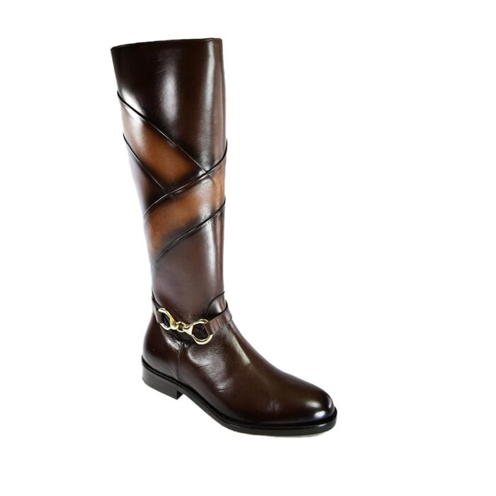 9000372 (7) Botas Mujer Altas En Piel Autentica Cuadra 83Ttsts - Imagen 6