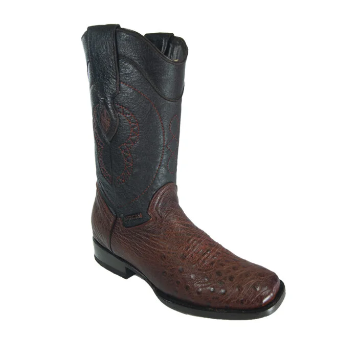 Botas Hombre Vaqueras En Piel Autentica African Mc-351 - Imagen 2