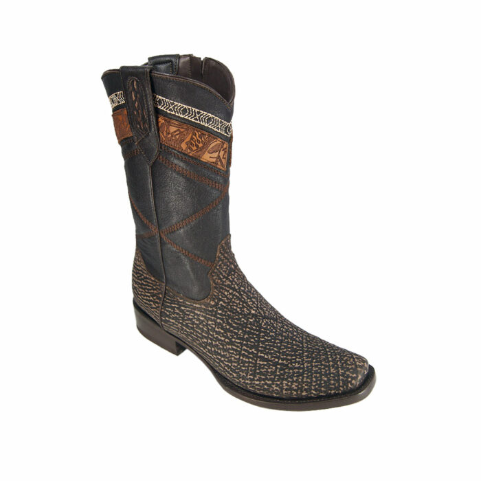 Botas Hombre Vaqueras En Piel Autentica African Mc-299 - Imagen 2