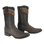 Botas Hombre Vaqueras En Piel Autentica African Mc-299 - Imagen 9