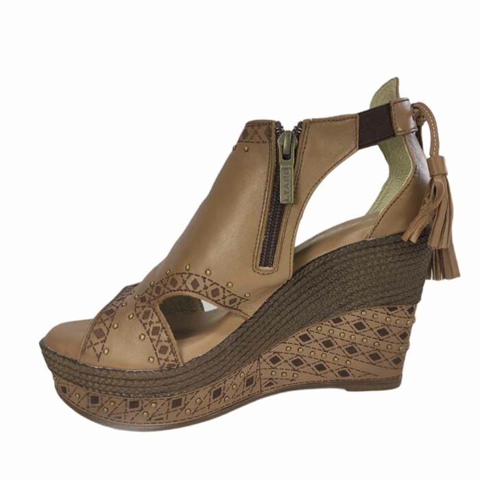 Zapato Mujer En Piel Autentica Lyard Ternera Gema - Imagen 4