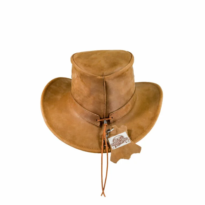 Sombrero Hombre En Piel Autentica Canyon Estoperol - Imagen 5