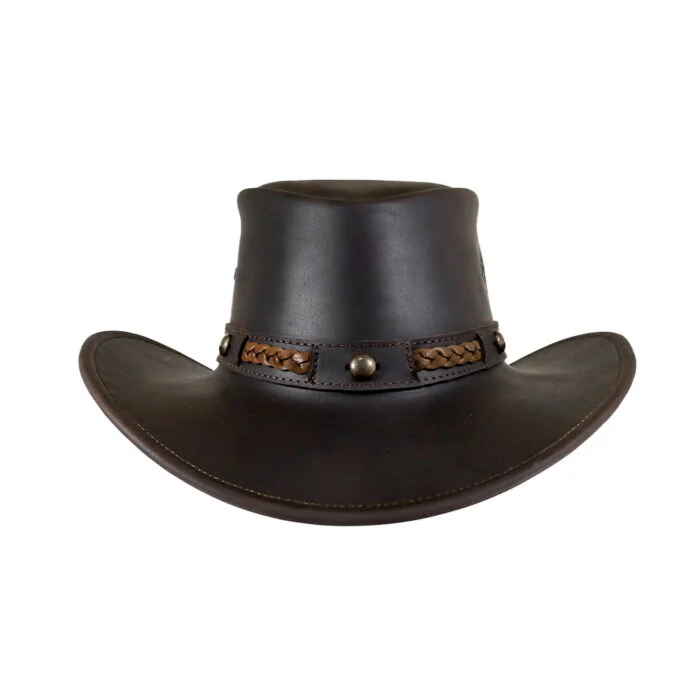Sombrero Hombre En Piel Autentica Canyon Estoperol - Imagen 3