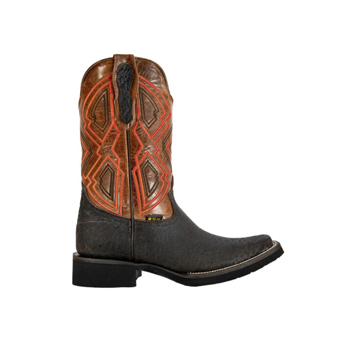 9000810-1-1.jpg Botas Hombre Vaqueras En Piel De Cuello De Toro Tm44 Rodeo - Imagen 2