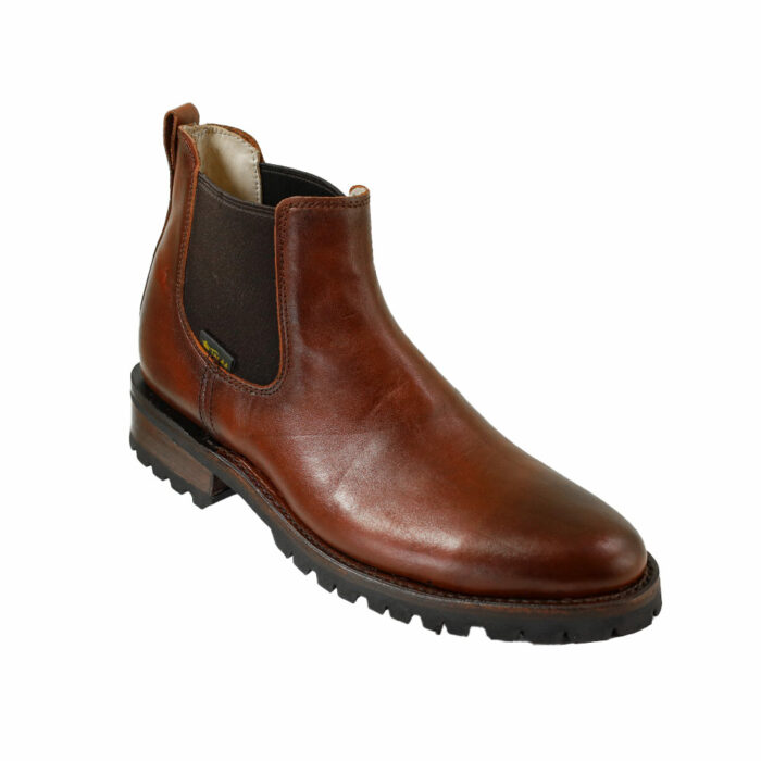 Botines Hombre En Piel Autentica Tm44 Romeo Pull Up - Imagen 4