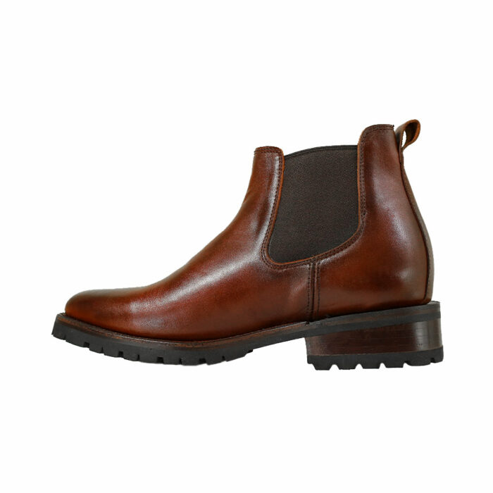 Botines Hombre En Piel Autentica Tm44 Romeo Pull Up - Imagen 6