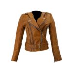 Chamarra Mujer En Piel De Borrego Mabo Imperia Corrugada