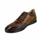 Sneakers Hombre En Piel De Lizard Cuadra 65Klttv - Imagen 3