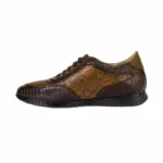 Sneakers Hombre En Piel De Lizard Cuadra 65Klttv - Imagen 4