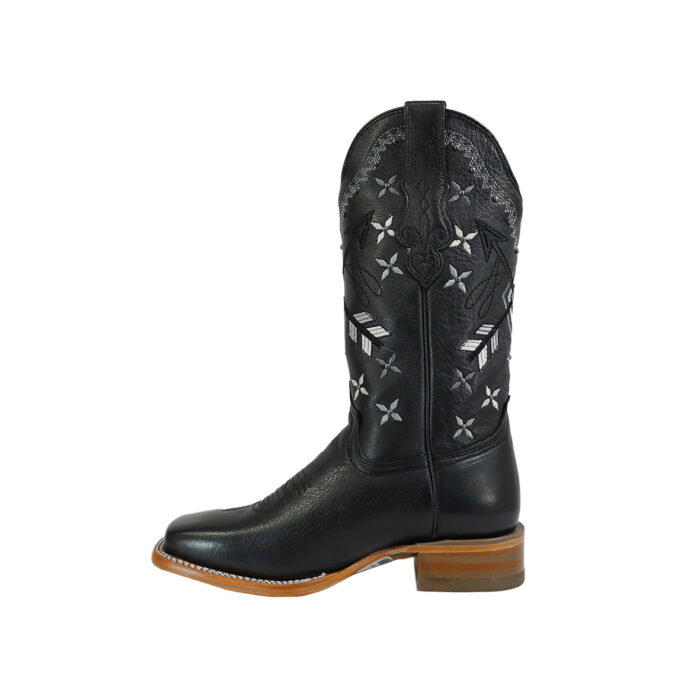 Botas Mujer Vaqueras En Piel Autentica Nokota Gretta Brinch - Imagen 7