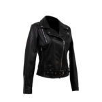 Chamarra Mujer En Piel Autentica Mabo Abby - Imagen 2