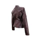 Chamarra Mujer Premium En Piel Autentica Mabo Minerva Deslavado - Imagen 4