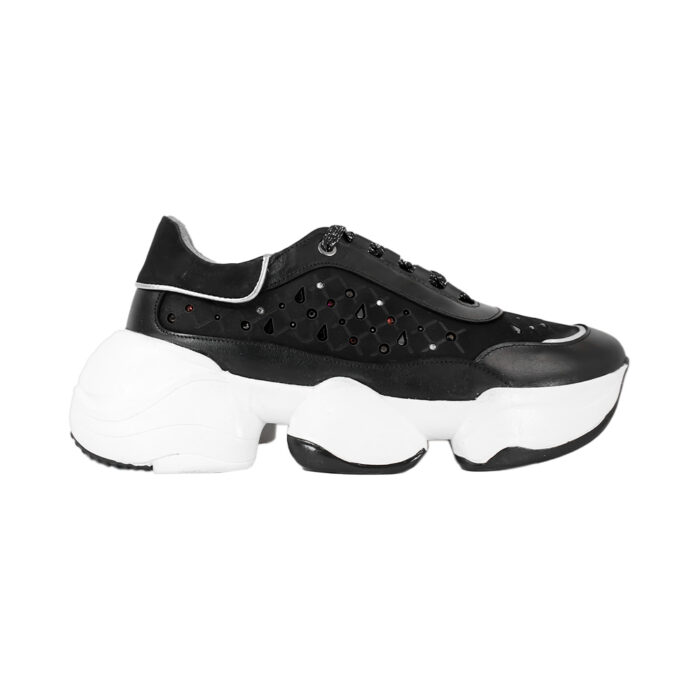 Sneakers Mujer En Piel Autentica Cuadra 1R9Tsvl - Imagen 1