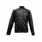 Chamarra Hombre Premium En Piel Autentica Mabo Mercurio Wax