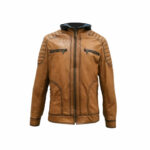 Chamarra Hombre Premium En Piel Autentica Mabo Asim Corrugado