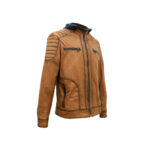 Chamarra Hombre Premium En Piel Autentica Mabo Asim Corrugado - Imagen 5