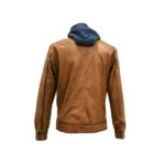 Chamarra Hombre Premium En Piel Autentica Mabo Asim Corrugado - Imagen 3