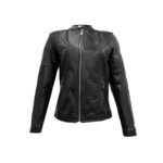 Chamarra Mujer Premium En Piel Autentica Mabo Dany Satinado