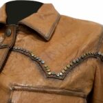 Camisola Mujer Premium En Piel Autentica Mabo Lluvia Corrugada - Imagen 5