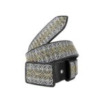 Cinturon Hombre En Hilo De Plata Mabo Mil Aros Doble Color 2" - Imagen 4