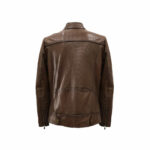 Chamarra Hombre Premium En Piel Autentica Mabo Aquiles Florencia - Imagen 4