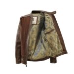 Chamarra Hombre Premium En Piel Autentica Mabo Aquiles Florencia - Imagen 3