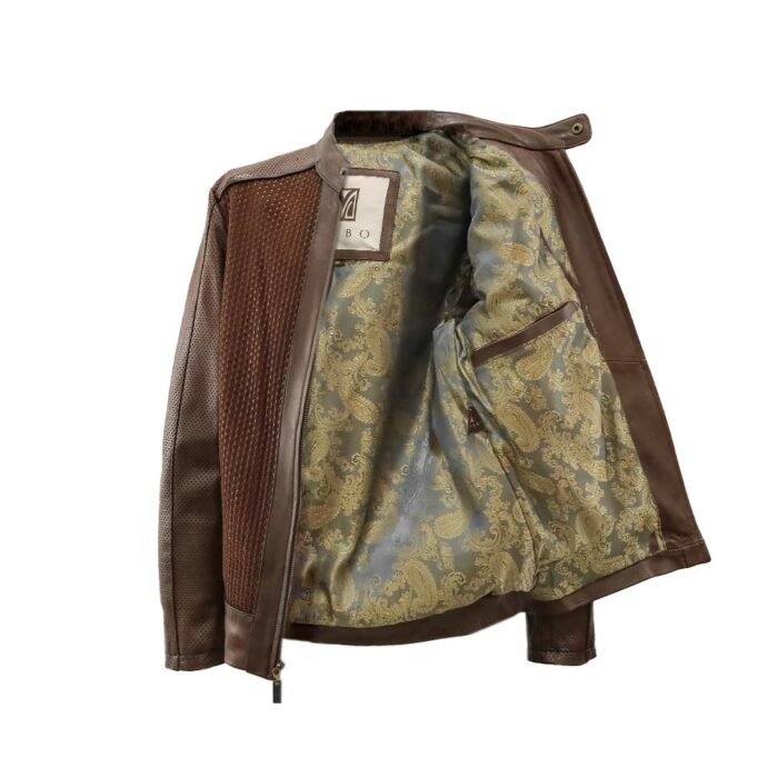 9001391-6.jpg Chamarra Hombre Premium En Piel Autentica Mabo Aquiles Florencia - Imagen 3