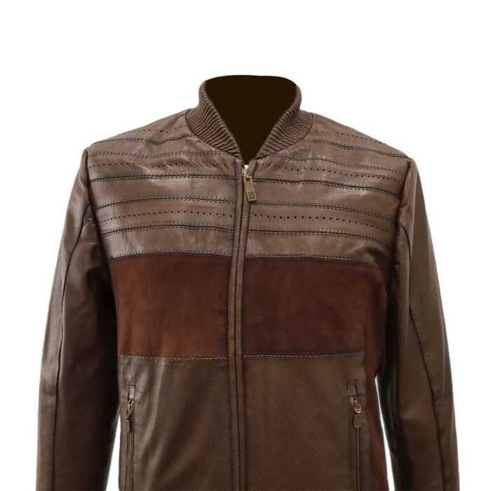 9001392-5-B.jpg Chamarra Hombre Premium En Piel Autentica Mabo Fobos Florencia - Imagen 2