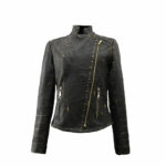 Chamarra Mujer Premium En Piel Autentica Mabo Nemesis Avejentado